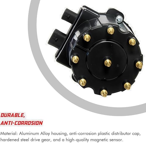 Chevy GMC Truck Igniton Distributor Small Block Big Block 1500 2500 3500 5.0 305 5.7 350 427 TBI EFI Black Cap Distribut