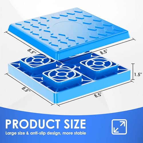 Heavy Duty RV Leveling Blocks for Camper with Interlocking Design (Blue)
Heavy Duty RV Leveling Blocks 12 Pack with Pack