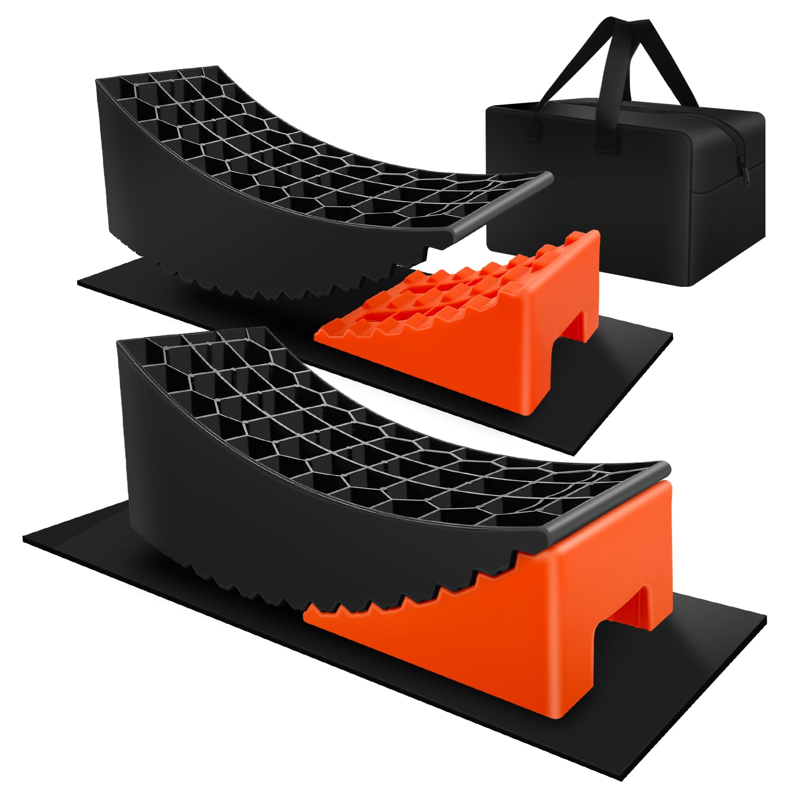 ROBLOCK 2 Packs RV Leveling Blocks for Travel Trailers, Campers and RVs with Camper Leveling System
