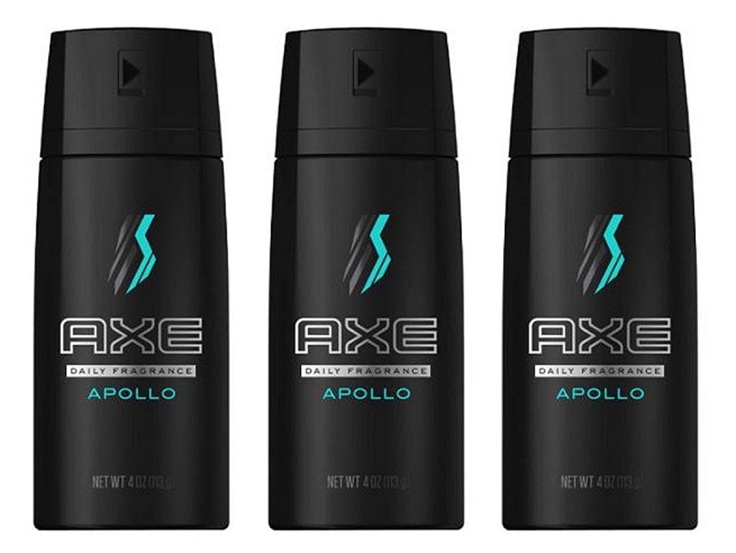 AXE Body Spray Apollo Deodorant for Men | Strong Scent | Office and Outdoor Use | Fresh Long-lasting Fragrance | 3 Pack|