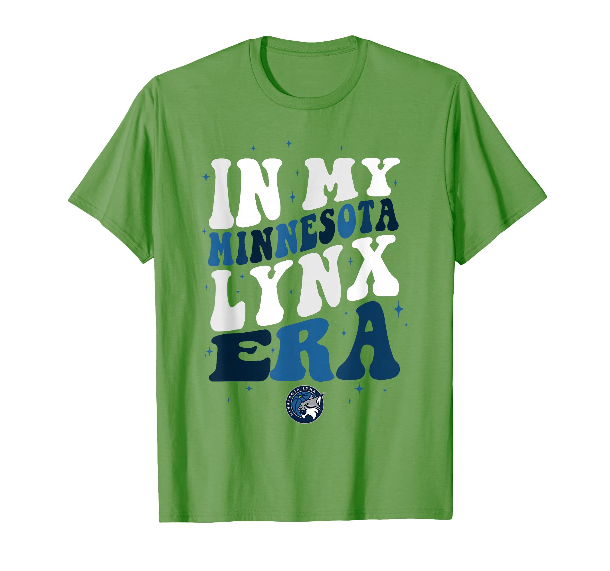 Minnesota Lynx WNBA Retro Wave Logo T-Shirt for Fans in My Era